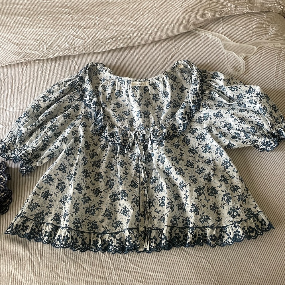 Doen lazuli top size medium